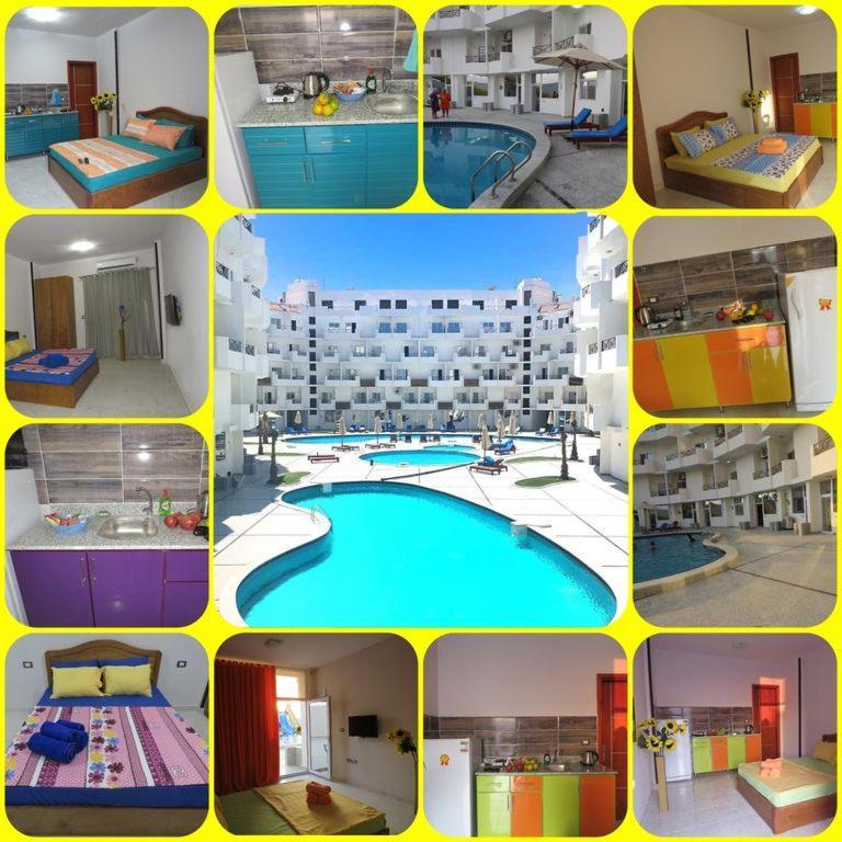 Apartments Near Dolce Vita - Redsealine Hurghada Exteriör bild